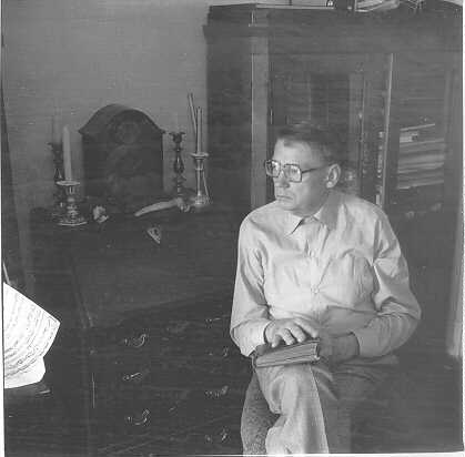 Composer at home, 1970th years