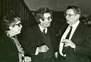 M.Kooss, V.Rubin and B.Tchaikovsky. 1980s  (photo by Yu.Dubravin)