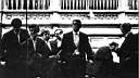 Boris Tchaikovsky and Rudolf Barshai after performance of Piano Concerto; 29 October 1971